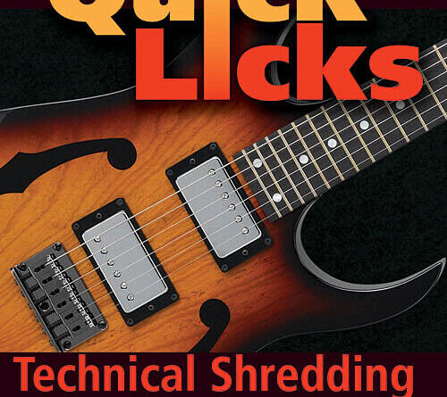 Technical Shredding Quick Licks Guitar Lessons Paul Gilbert Style Video DVD