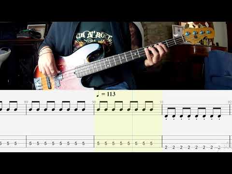 The Alan Parsons Project- Eye in the Sky BASS COVER + PLAY ALONG TAB + SCORE