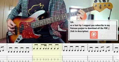 The Cranberries - Zombie BASS COVER + PLAY ALONG TAB + SCORE