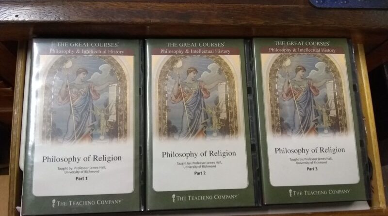 The Great Courses- Philosophy of Religion - 3 part set (FC12-1)