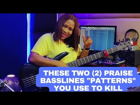 These two (2) Praise basslines "patterns" you use to kill. This drummer is ????????