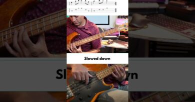 Triad Pair Bass Guitar Exercise