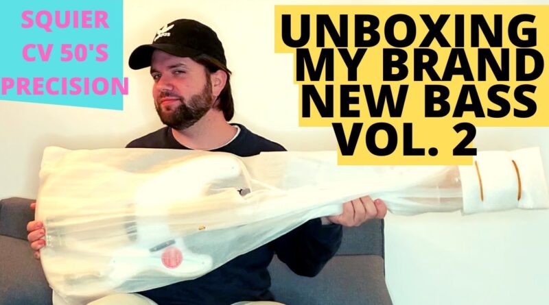 Unboxing My Bass Guitar Vol 2 - Squier Classic Vibe 50's Precision Bass