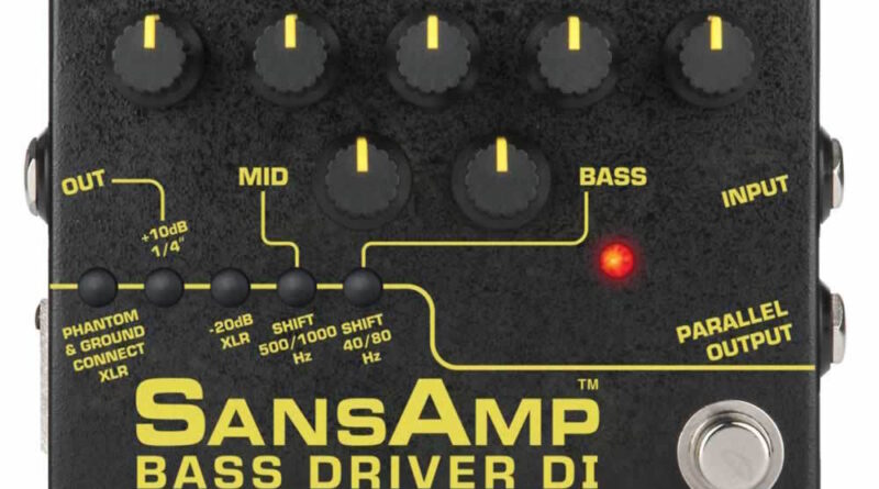 Used Tech 21 SansAmp Bass Driver DI V2 Bass Guitar Pedal