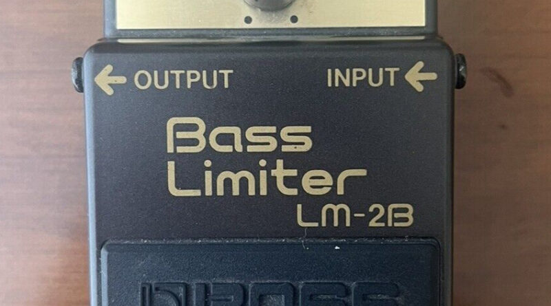 Vintage 90s Boss LM-2B - Bass Limiter Guitar Effect Pedal Stompbox