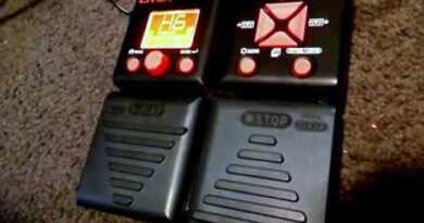 Zoom B1on Bass multi effects pedal demo