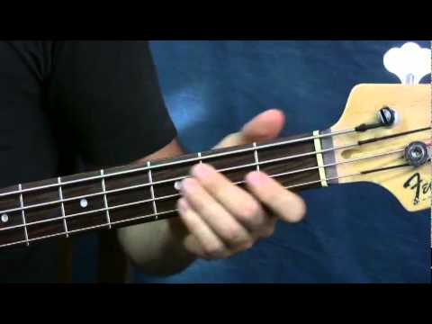 beginner bass guitar lesson come out and play the offspring