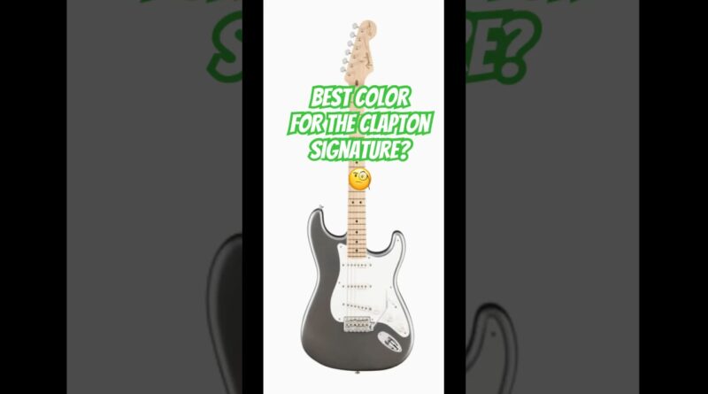 best color? #fender #stratocaster #ericclapton #memoriesandtunes #cream #sunshineofyourlove