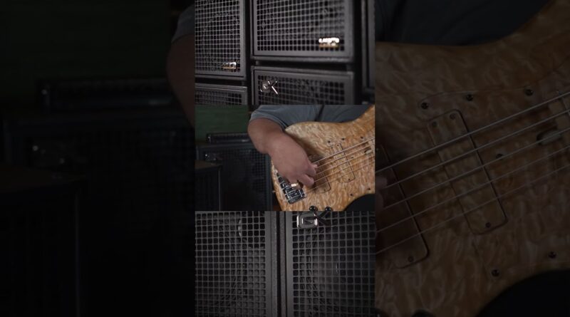 Amazing bass tone! Matt Ramsey playing through the Legacy 800 and NEO IV 410...