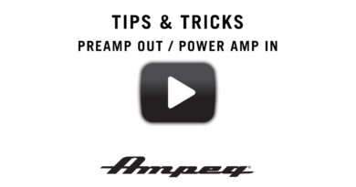 Ampeg Tricks and Tips - Preamp Out / Power Amp In