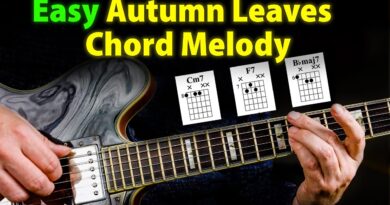 Autumn Leaves - Beautiful Chord Melody For Jazz Beginners ????