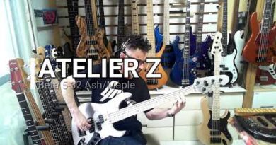 BASS DEMO: Atelier Z Beta 5-32 Medium Scale Bass Guitar Review