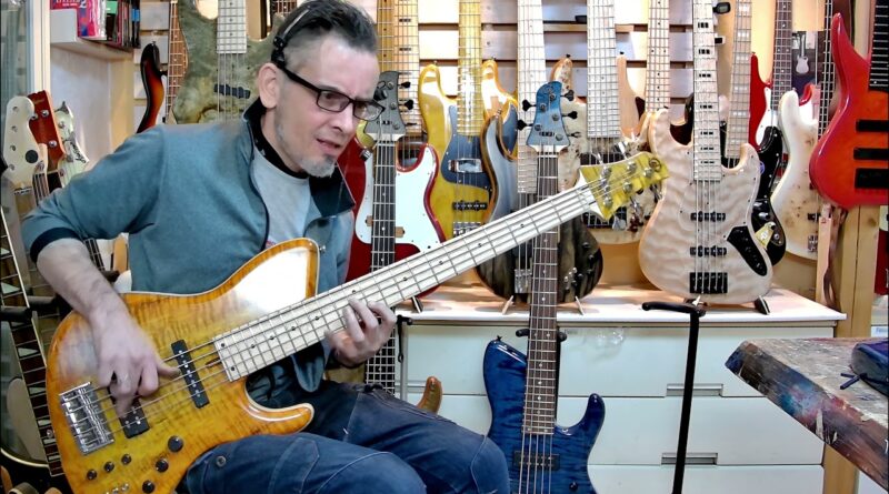 BASS GUITAR DEMO: High End MIJ Bass Guitars: dragonfly custom SJ comparisons Bass Guitar Review