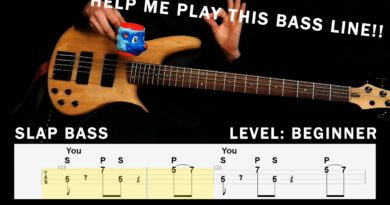 BEGINNER SLAP BASS call and response exercise (with TAB)