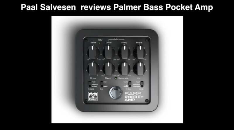 Bass Weekly - Let´s play Palmer Bass Pocket Amp