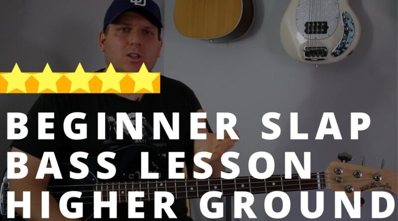 Beginner Slap Bass Lesson | How To Play Higher Ground Red Hot Chili Peppers