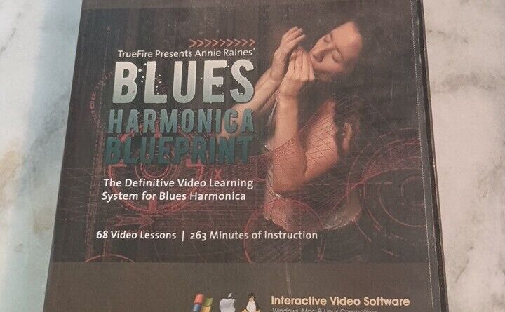 Blues Harmonica Blueprint Data DVD Annie Raine's Video Learning system True Fire