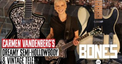 Carmen Vandenberg's 1963 Fender Telecaster & Duesenberg Julia for Bones UK Soft 2024 Tour