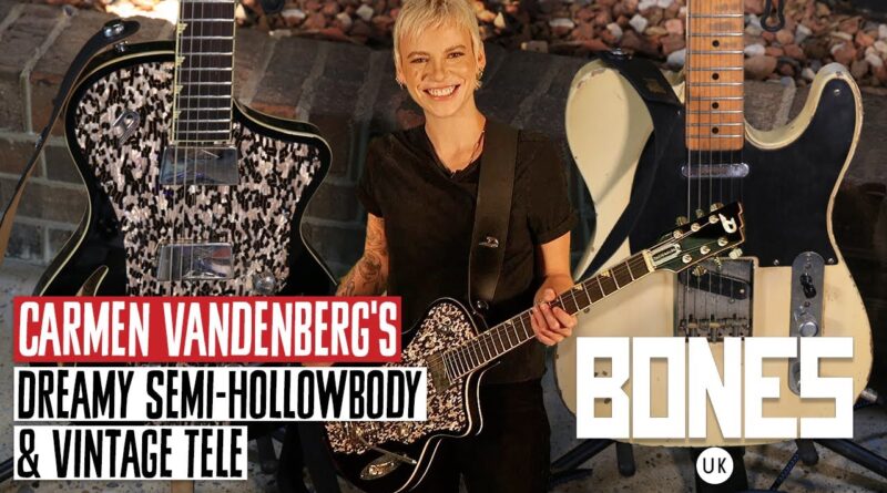 Carmen Vandenberg's 1963 Fender Telecaster & Duesenberg Julia for Bones UK Soft 2024 Tour