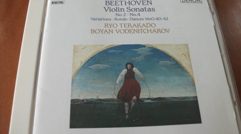 Cd Ryo Terakobe Beethoven / Violin Sonata No. 2 4 6 German Dances And Others Den