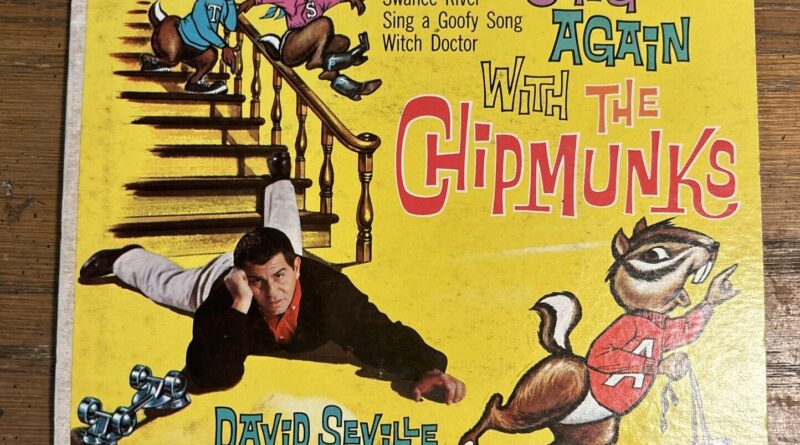 DAVID SEVILLE & the CHIPMUNKS Sing Again With The 7" EP w/PS rare NM condition