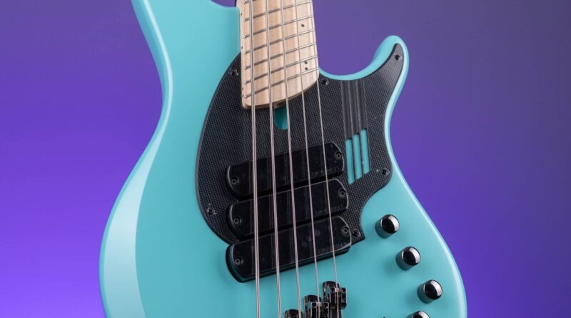 Dingwall NG-3 5-String Bass Guitar Matte Celestial Blue Demo