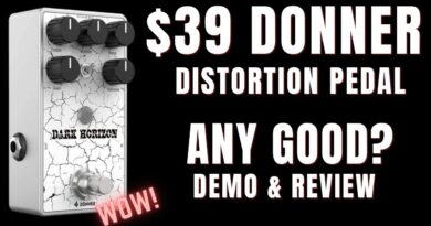 Donner Dark Horizon Distortion Pedal only $39 Any good? Demo & Review