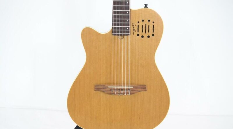 Electric Acoustic Guitar Godin Multiac Nylon Encore LH Left Handed Natural