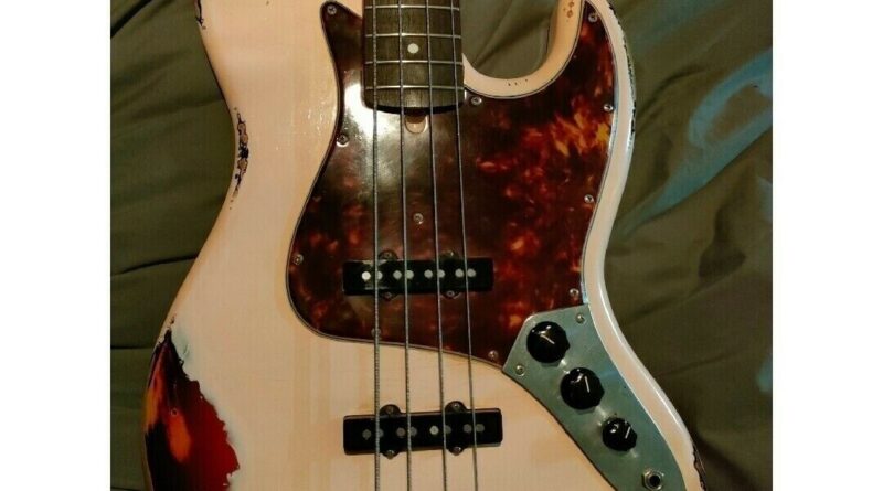 Electric Bass Guitar Seymour Duncan DJ-200R Modified Relic Finished