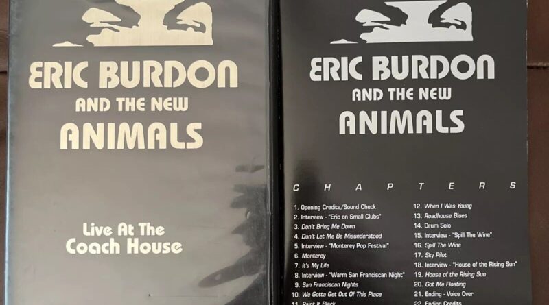 Eric Burdon and the New Animals: Live at the Coach House (DVD, 1999) Rare OOP