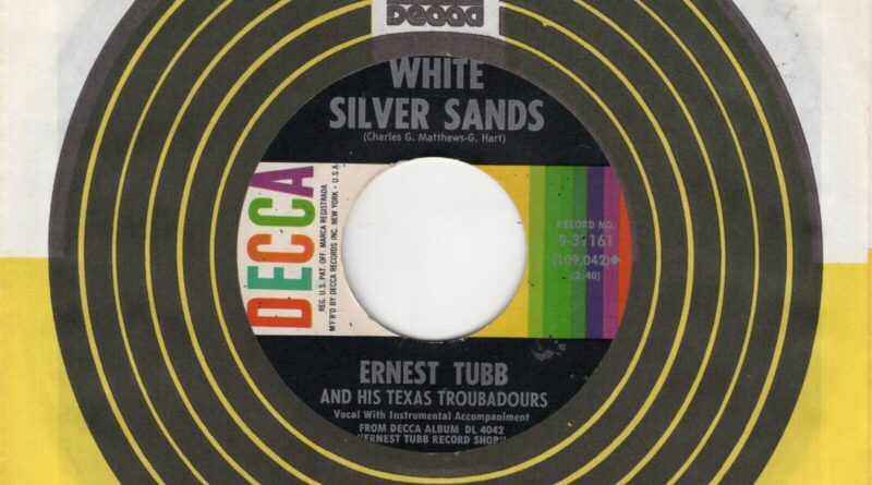 Ernest Tubb – A Guy Named Joe / White Silver Sands 1960 Decca Country EX