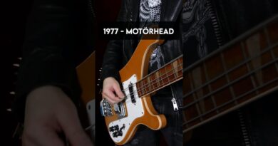 Evolution of Lemmy in 30 seconds! #bass #motorhead #lemmy