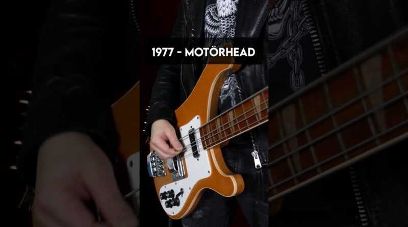 Evolution of Lemmy in 30 seconds! #bass #motorhead #lemmy