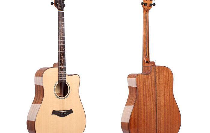 FULL SIZE FULL SOLID WOOD ACOUSTIC GUITAR