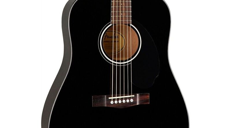 Fender CD-60S Dreadnought Acoustic Guitar Black