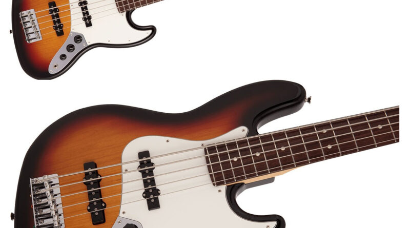 Fender Made in Japan Hybrid II Series Jazz Bass V 3-Color Sunburst  Bass Guitar