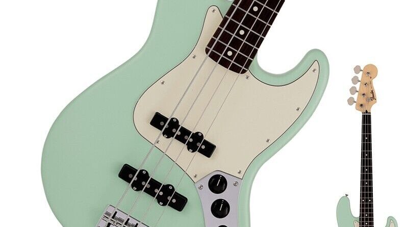 Fender Made in Japan Junior Collection Jazz Bass Satin Surf Green Bass Guitar