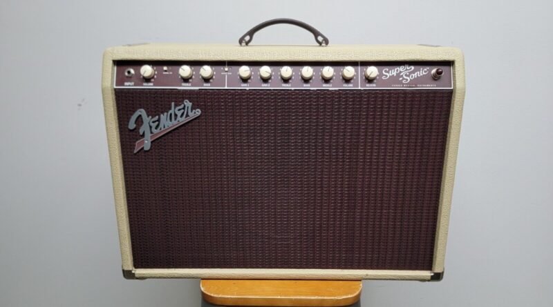 Fender Super-Sonic 22 22W 1x12 Tube Guitar Combo Amp Blonde LOCAL PICKUP ONLY