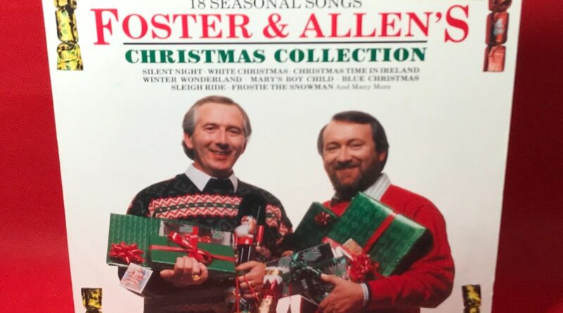 Foster & Allen's Christmas Collection 1989 UK vinyl LP Allen white Silent Night