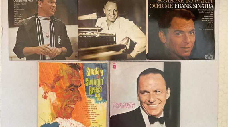 Frank Sinatra  5 x 12  inch Vinyl LP Records   Bundle Job Lot Collection # 1