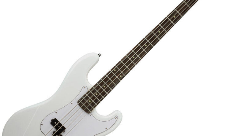 Grass Roots Electric Bass Guitar G-PB/R Snow White Shipping From Japan