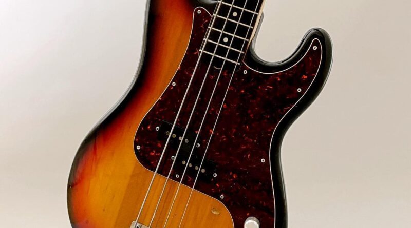 Greco Electric Bass Guitar Precision Bass Sunburst PB-420S 1975 4.0kg W/Gig Bag