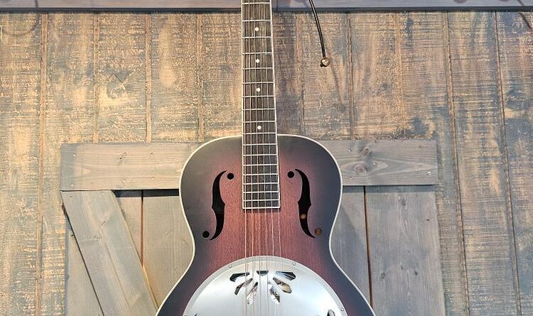 Gretch G9241 6 String Electric Acoustic Resonator Guitar *NOTES* (AM1082678)