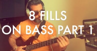 HOW TO CREATE FILLS ON BASS BEGINNER INTERMEDIATE  CREER DES FILLS DEBUTANT ET INTERMEDIAIRE #1