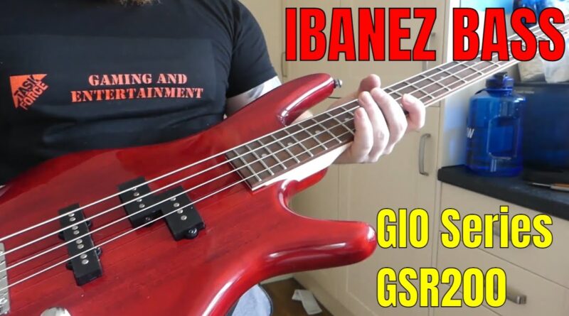 IBANEZ GIO Series GSR200-TR Electric Bass Guitar - UNBOXING & SPECS (Best Budget Bass You Can Get)