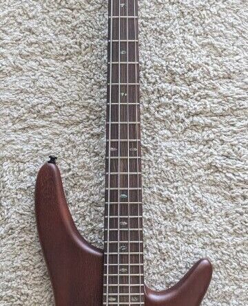 Ibanez Model SR500EBM 4 String Electric Bass Guitar in a Brown Mahogany finish