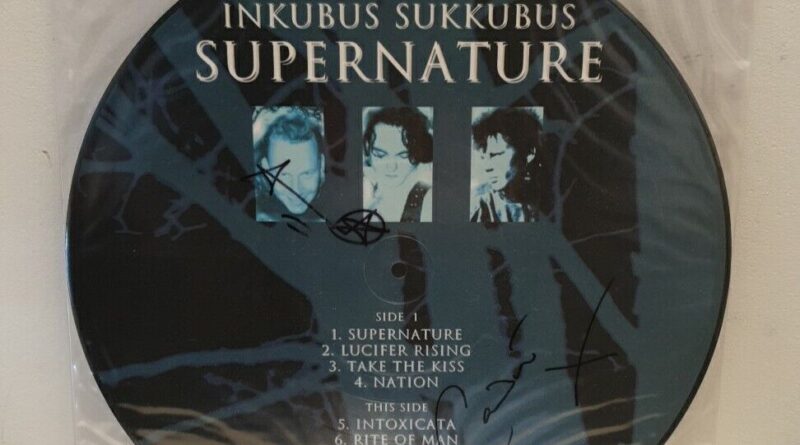 Inkubus Sukkubus- Supernature Picture Disc Signed Plastic Case 2001 UK ABLP26