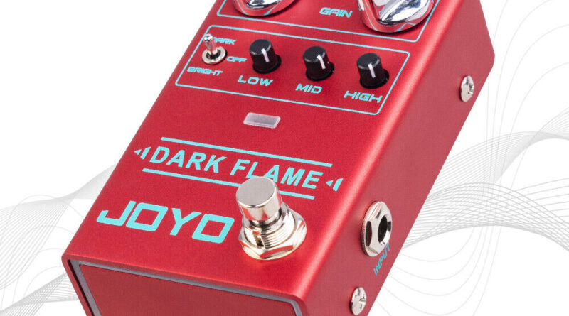 JOYO High Gain Distortion Pedal 3-Band EQ Multiple Tone For Electric Guitar Bass