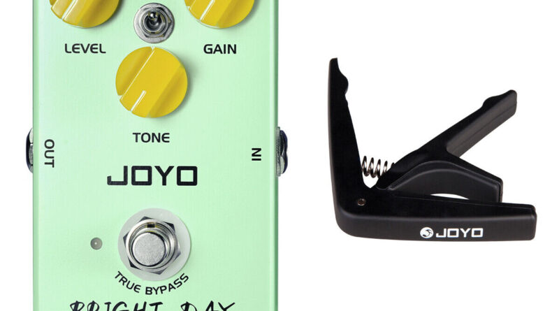 JOYO Vintage Overdrive Guitar Bass Pedal with Modern/Retro Tone with Guitar Capo