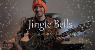 Jingle Bells // 3 Versions for beginner to intermediate // Arranged for solo Bass